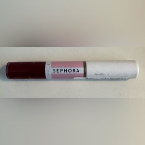 NEW SEPHORA COLLECTION Clean Liquid Lip Mousse 08 Dahlia oxblood red lipstick